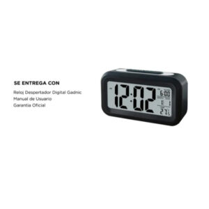 RELOJ DESPERTADOR DIGITAL GADNIC