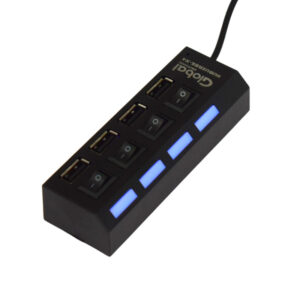 HUB USB 4P GLOBAL C/LLAVE