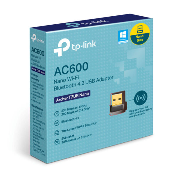 CONVERSOR USB WIR. TP-LINK T2U BNA WIFI+BLUE