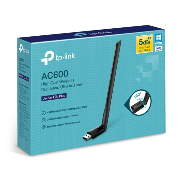 CONVERSOR USB WIR. TP-LINK T2U HP AC600