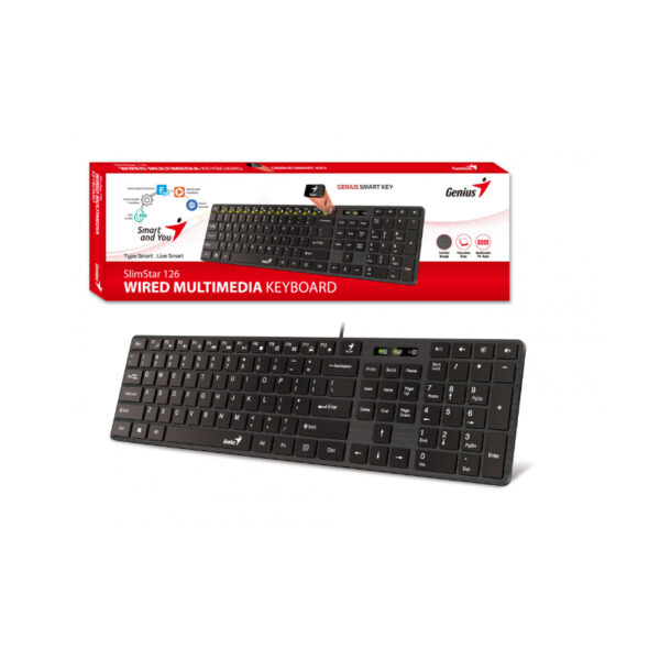 TECLADO GENIUS KB-126 SLIMSTAR