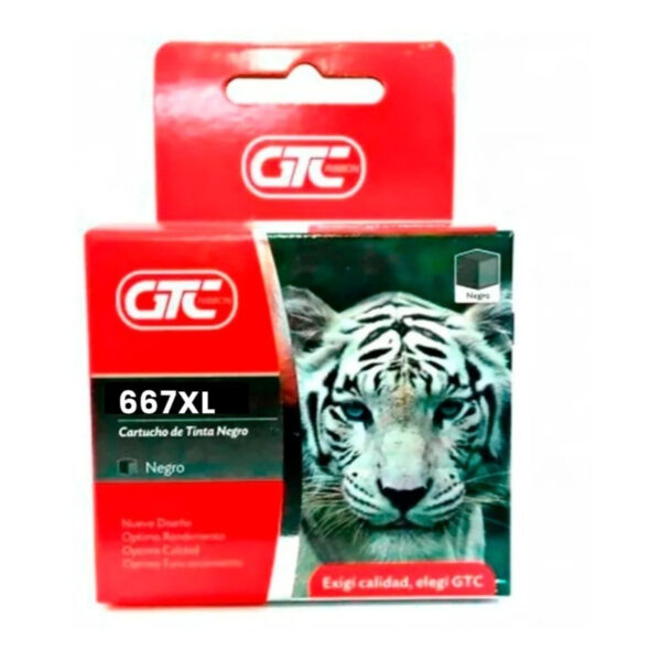 CARTUCHO COMP. HP 667-XL NEGRO