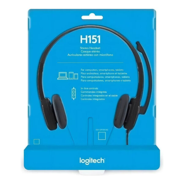 AURICULAR LOGITECH H-151 C/MIC