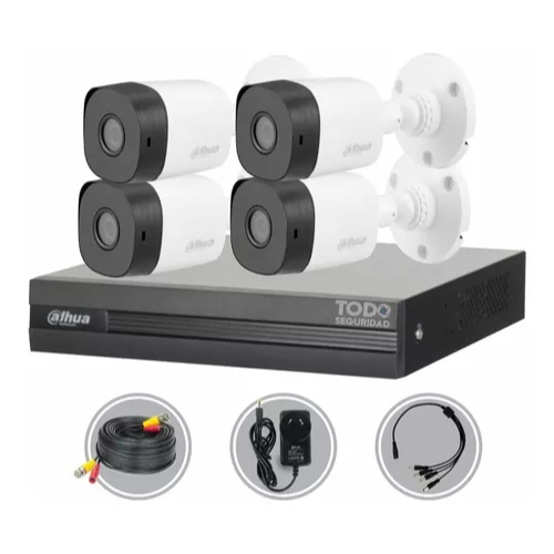 KIT SEGURIDAD DAHUA 240G 4CAM-DVR-FUENTE-CAJA
