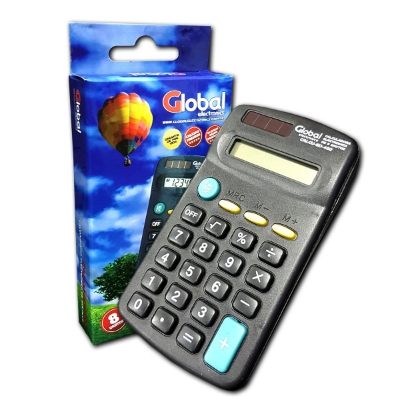 CALCULADORA GLOBAL DE BOLSILLO 8 DIG