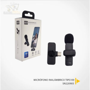 MICROFONO CORBATERO WIFI K-9 DOBLE P/IPHONE