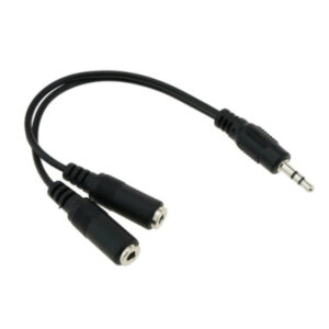 CABLE AUDIO PLUG 3.5 M - 2 PLUG 3.5 H