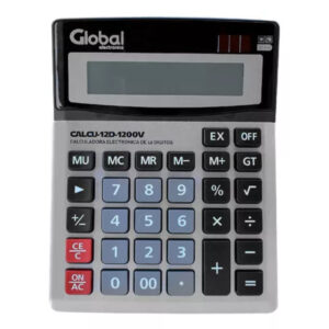 CALCULADORA GLOBAL METALICA 12DIG