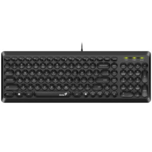 TECLADO GENIUS Q-200 SLIMSTAR BLACK USB