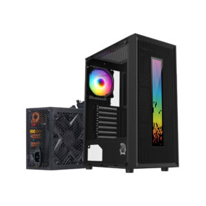 GABINETE RAPTOR VORTEX C/FUENTE 750W P-80