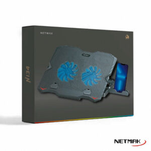 REFRIGERADOR NOTEBOOK NETMAK 2 COOLERS GAMER