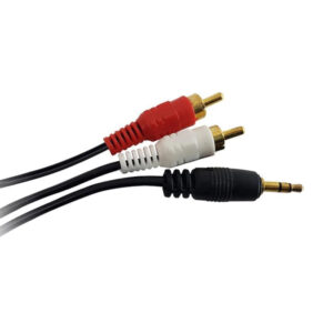 CABLE AUDIO PLUG 3.5 A 2 RCA 3M