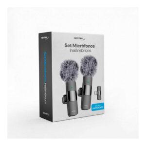 MICROFONO CORBATERO WIFI NETMAK DOBLE