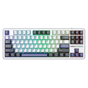 TECLADO AULA F87 WOOD3 RGB USB