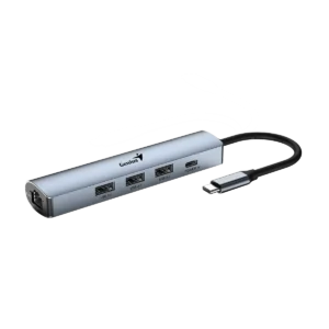 HUB USB GENIUS UH-545 USB-C RJ-45